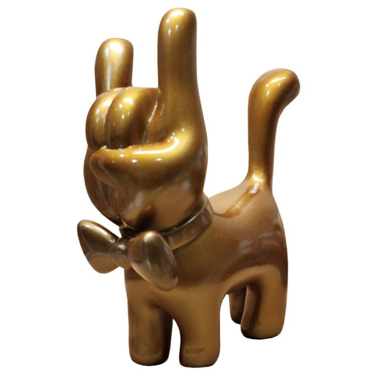JiJi Kitty Gold by Dondi Fernandez
