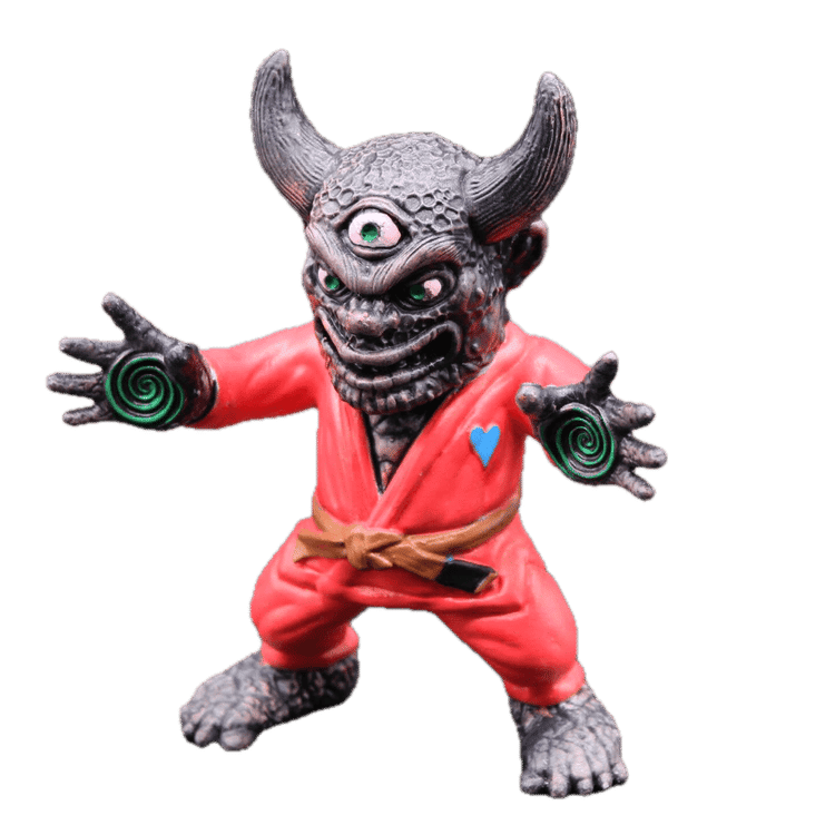 Jiujitsu Yōkai Brown Belt w/ Old Man River Mask by Show Your Teeth