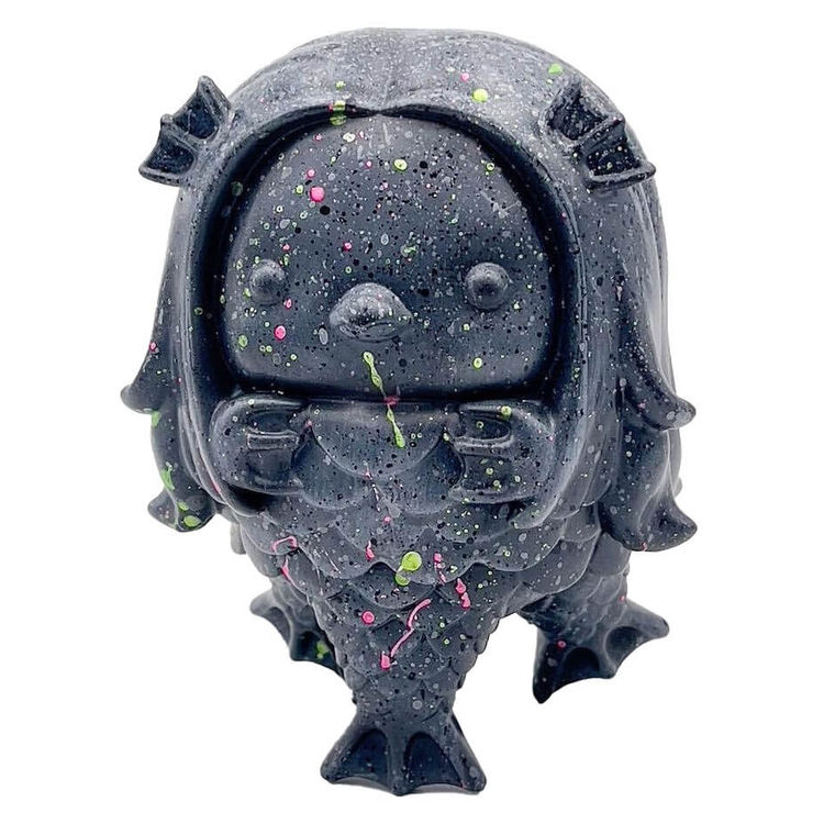 Jizo Amabie Paint Splatter by Amabie Yokai