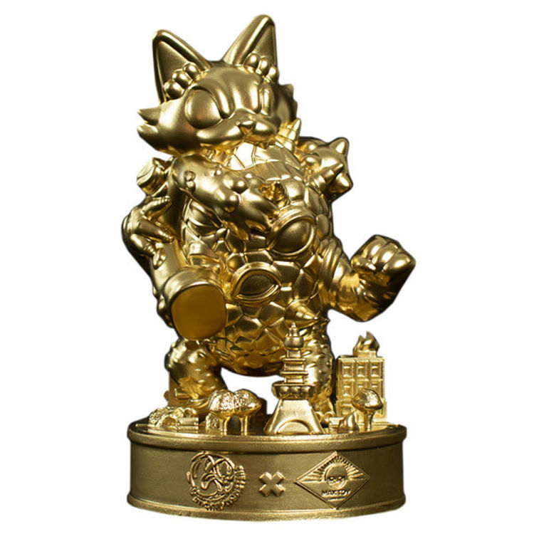 Kaiju Amigos - Wananeko and Eyezon Gold by Mark Nagata