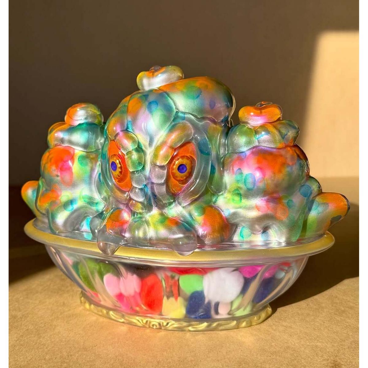 Kaiju Cream Acid Drop Pompom