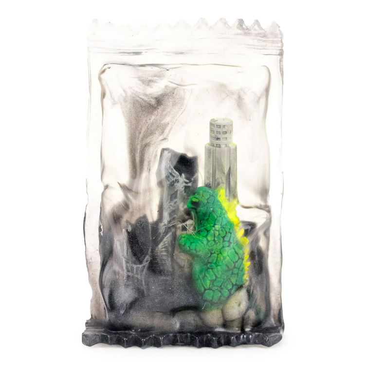 Kaiju Sauce Green Zilla by Snackrabbit