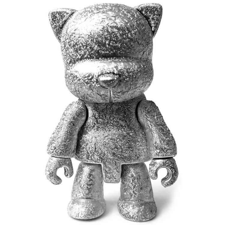 Metallic Silver Cat by Toy2r