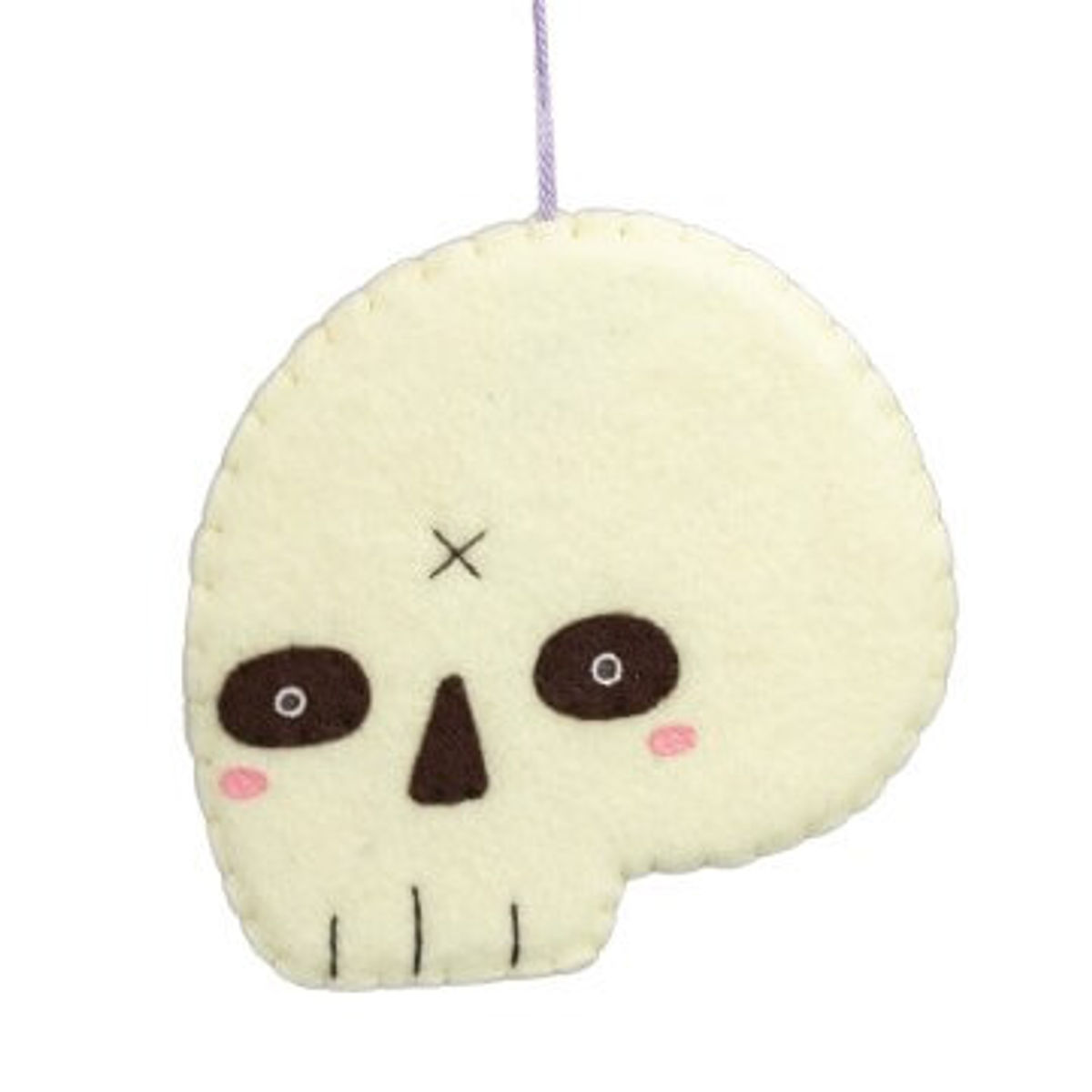 Kawaii Skull (Plushie Wall Ornament)