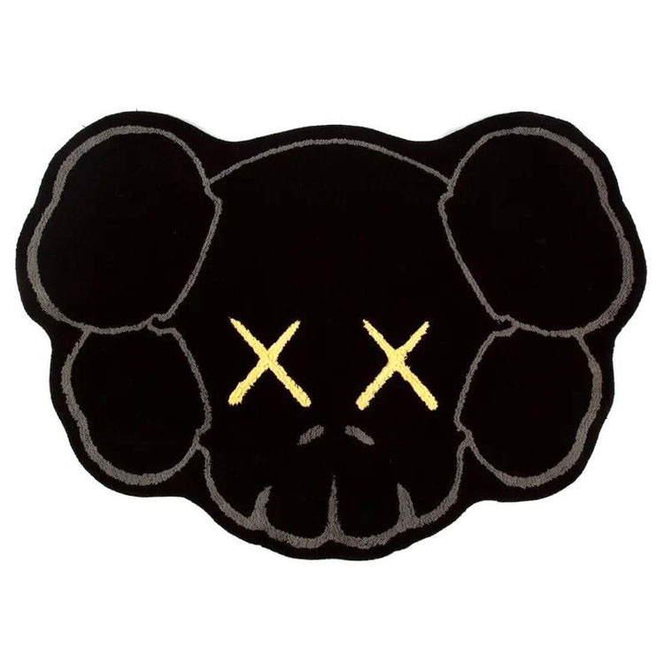 Kaws Companion Rug Black by Kaws (Brian Donnelly)