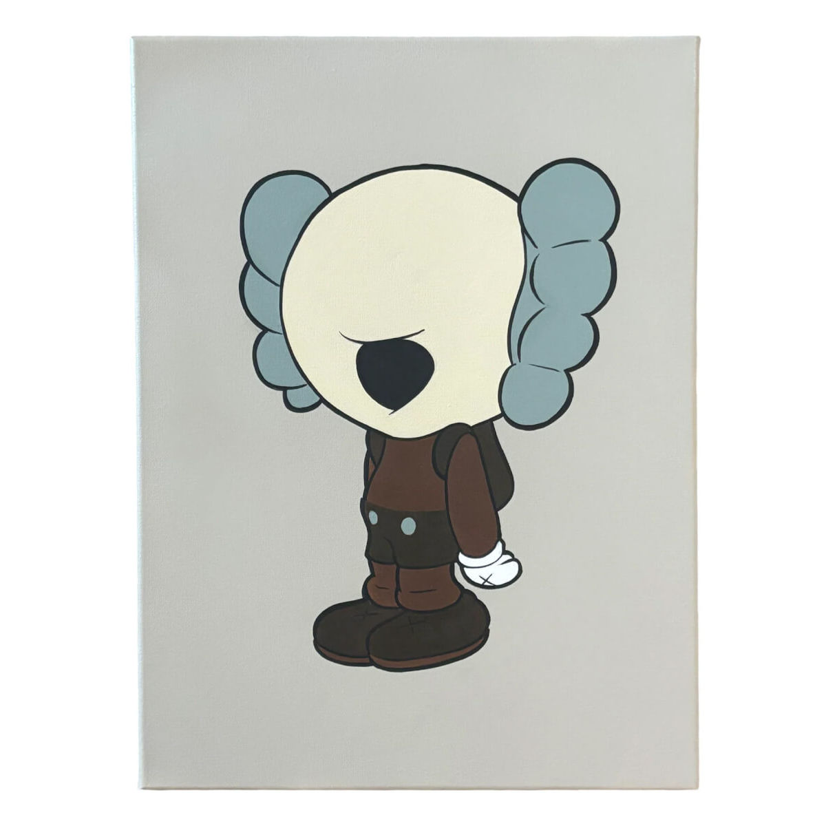 Kaws Vandul Painting (Brown)