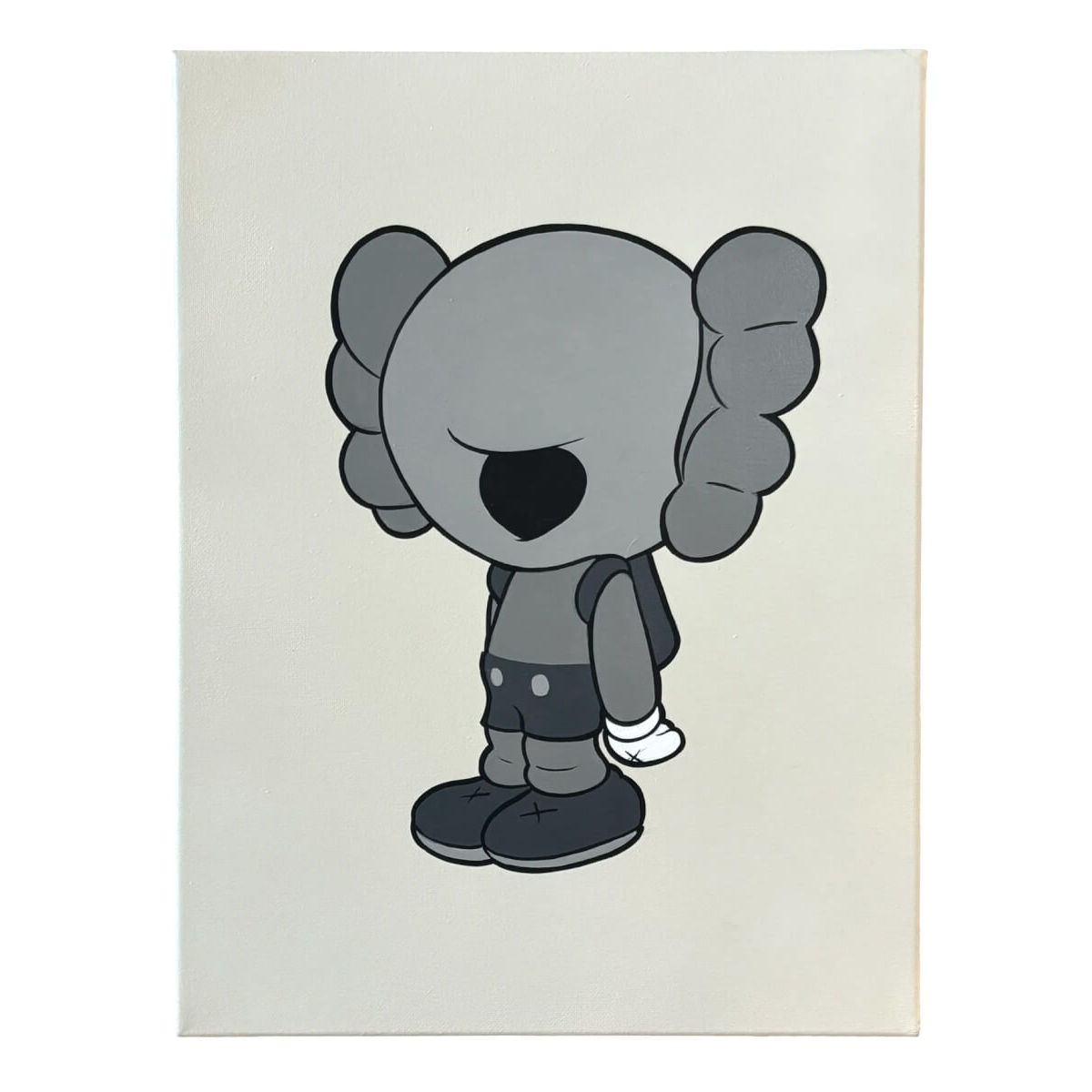 Kaws Vandul Painting (Gray)