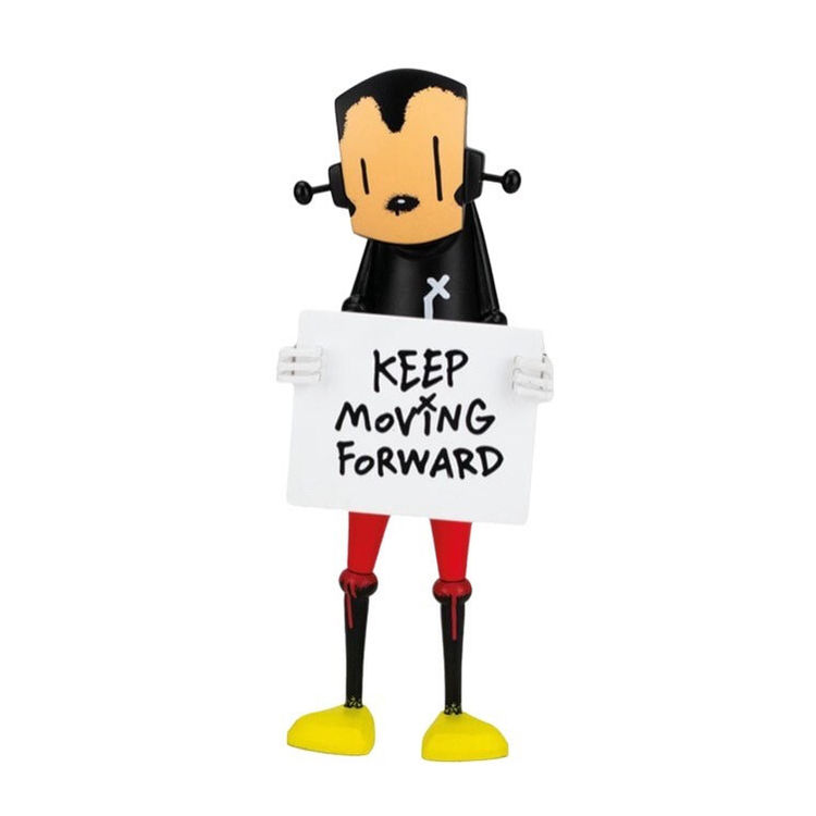 Robots Will Kill - "Keep Moving Forward!" Sign by ChrisRWK