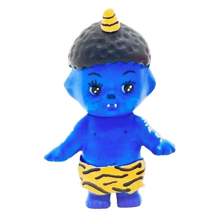 Kewpie Blue Oni by Sculpty Meow