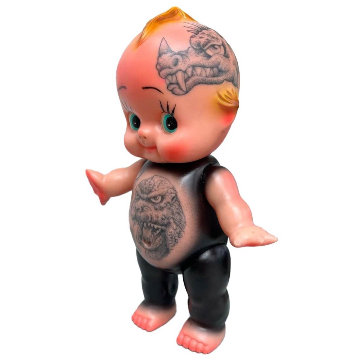 Kewpie Godzilla Tattooed