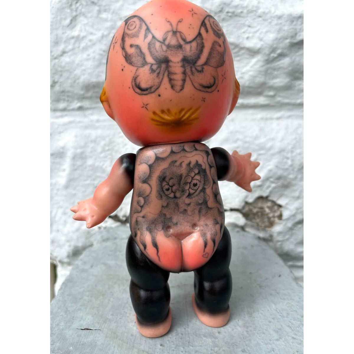 Kewpie Godzilla Tattooed