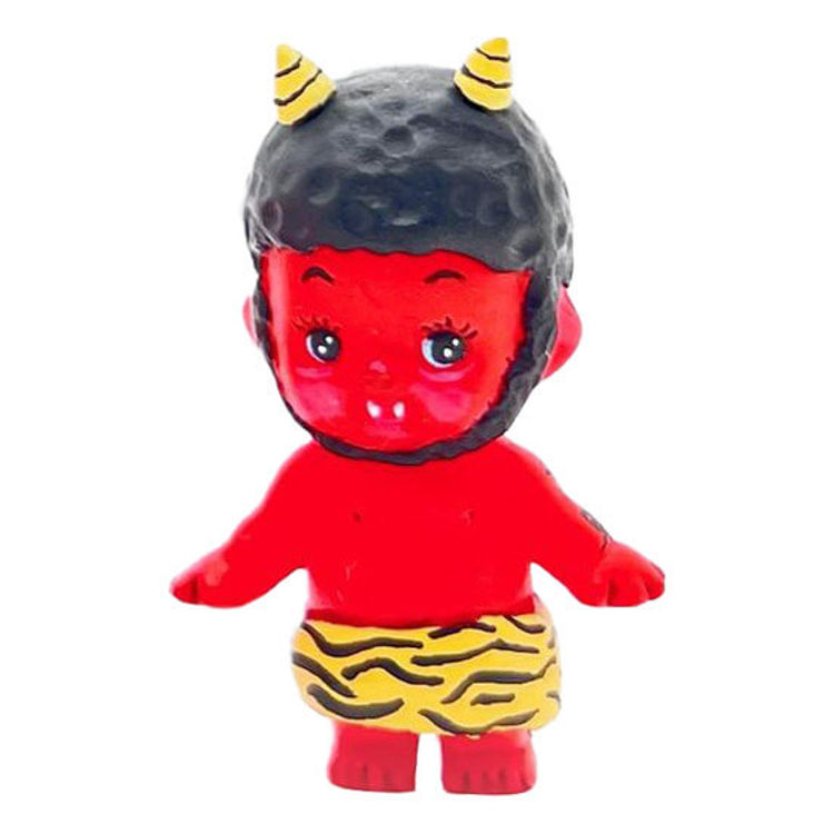 Kewpie Red Oni by Sculpty Meow