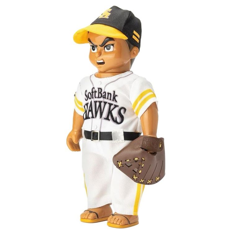 Kiaida-Kun Fukuoka SoftBank Hawks Visitor Uniform by Goccodo (Shigeta Tanaka)