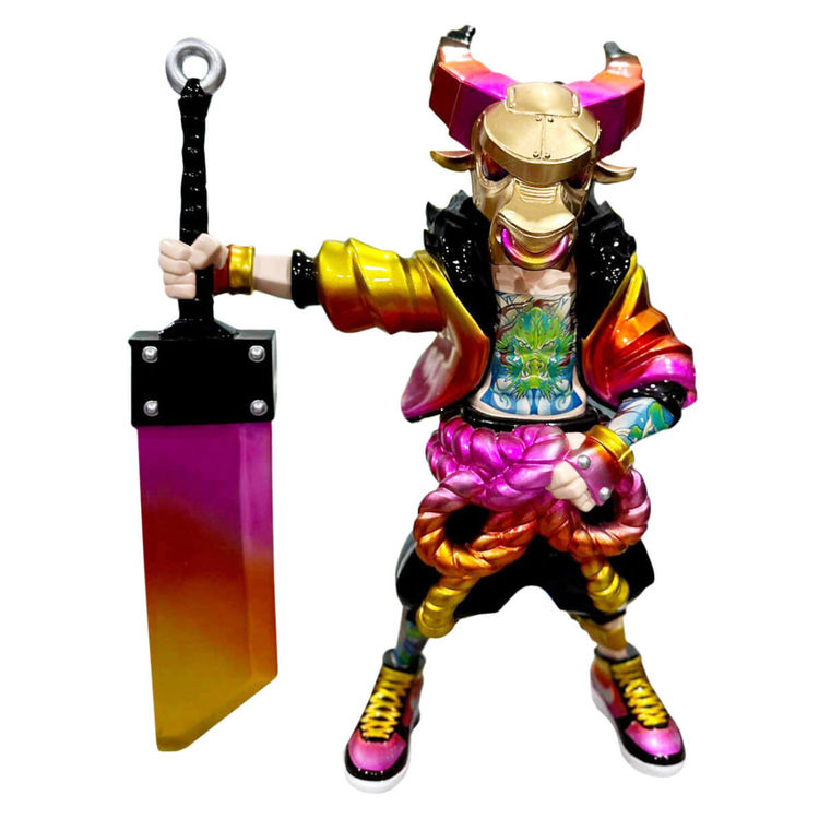 Kid Buffalo Rainbow Staff by Kid Buffalo (Jerry Suratos)