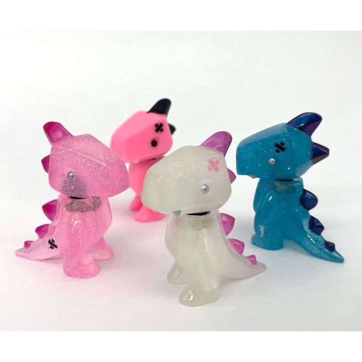 Kid Kaiju White Glitter