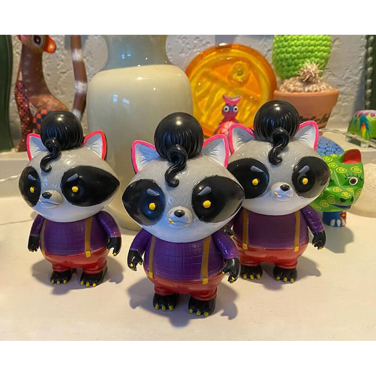 Kill Baby Raccoon White Purple