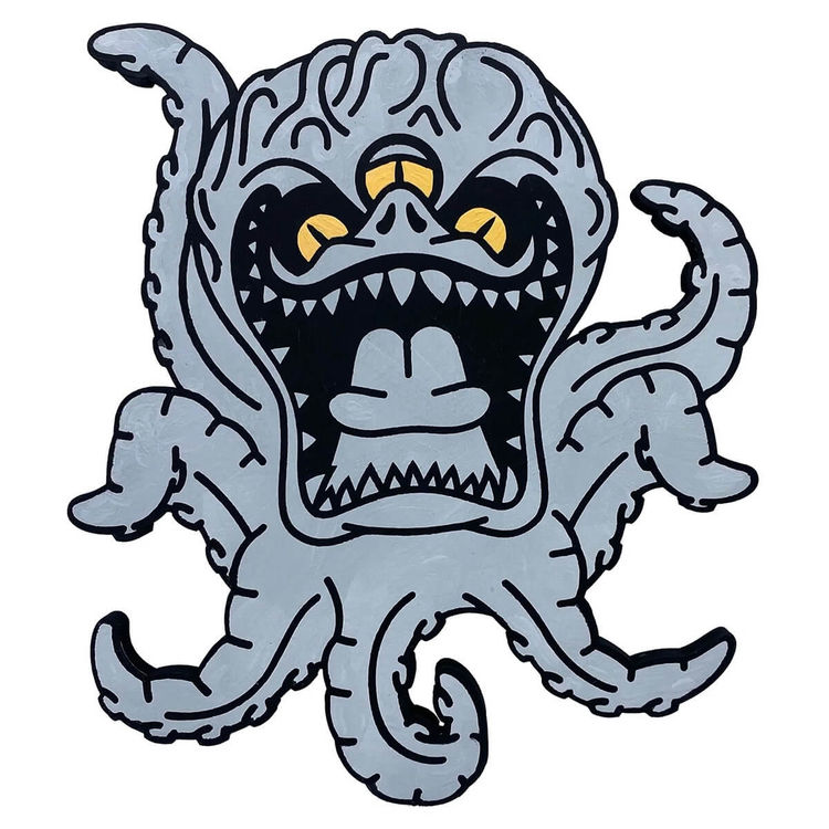 Killer Attacker Octopus (Gray) by Rocket Jack