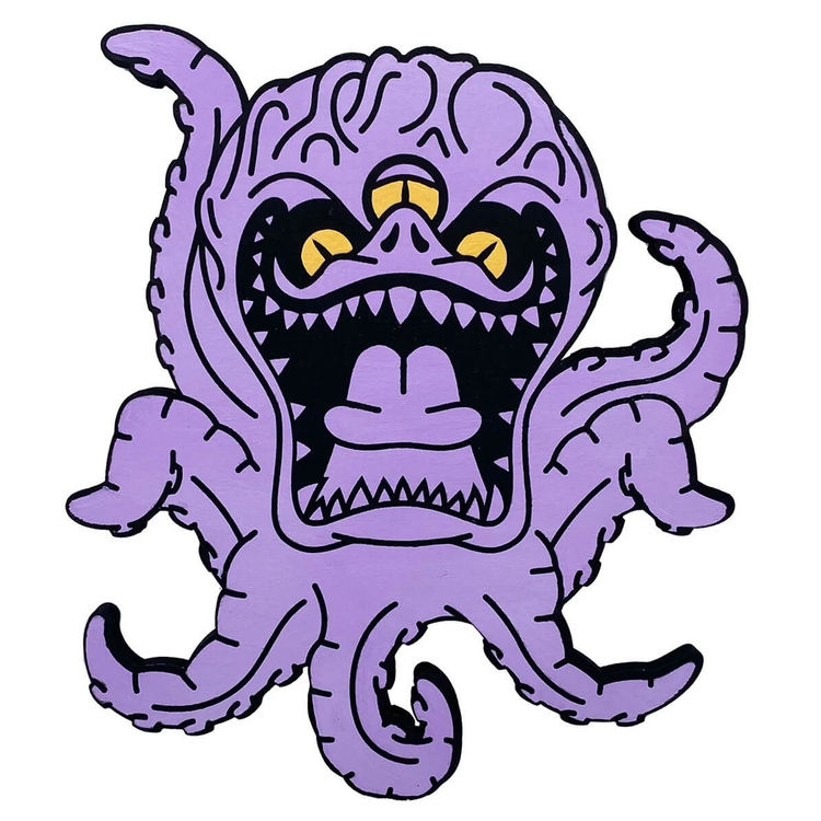 Killer Attacker Octopus (Purple) by Rocket Jack