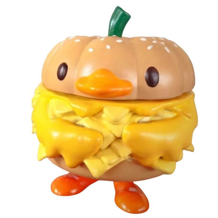 King Ducky Pumpkin Big Burger - Super Cheese by Mossyjanny