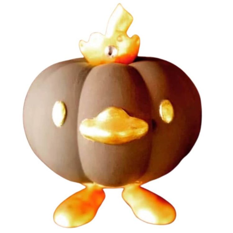 King Ducky Pumpkin Big Chocolate by Mossyjanny