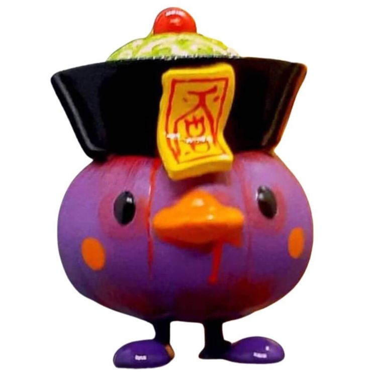 King Ducky Pumpkin Chinese Zombie by Mossyjanny