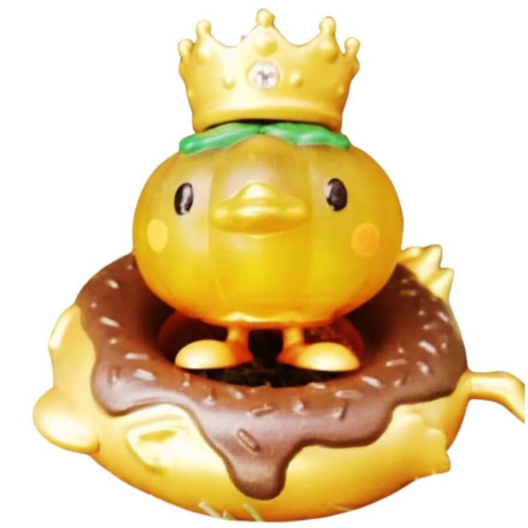 King Ducky Pumpkin Persimmon by Mossyjanny