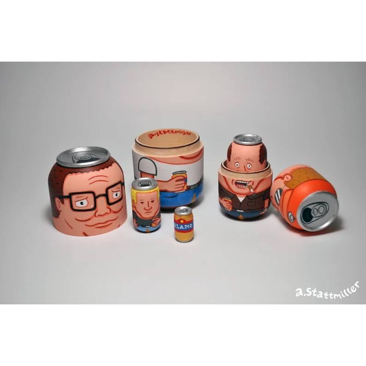 King of the Hill Nesting Cans