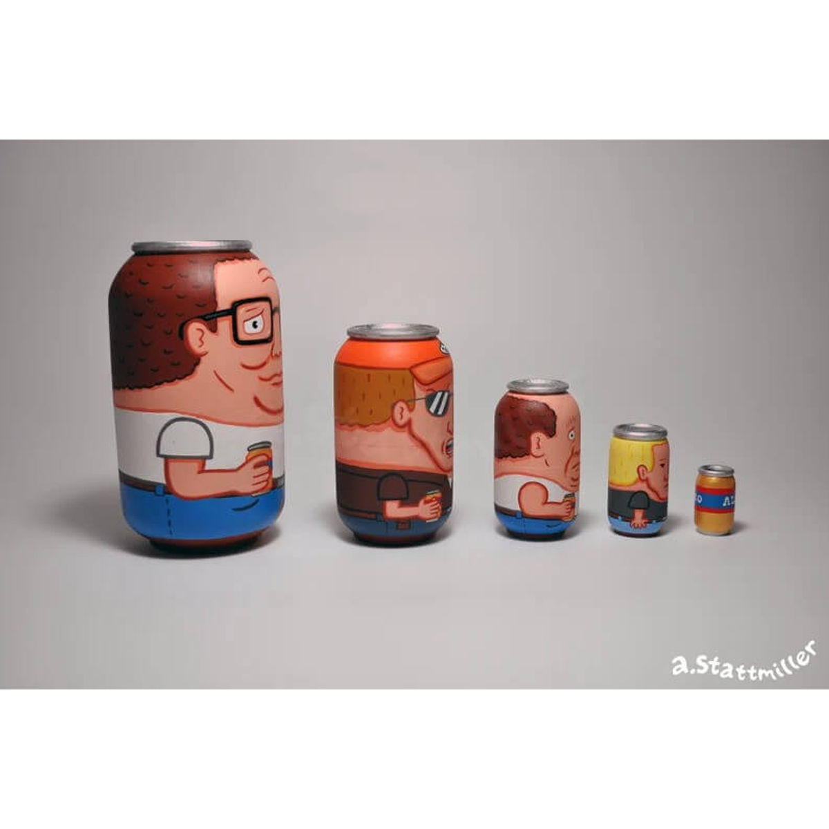 King of the Hill Nesting Cans