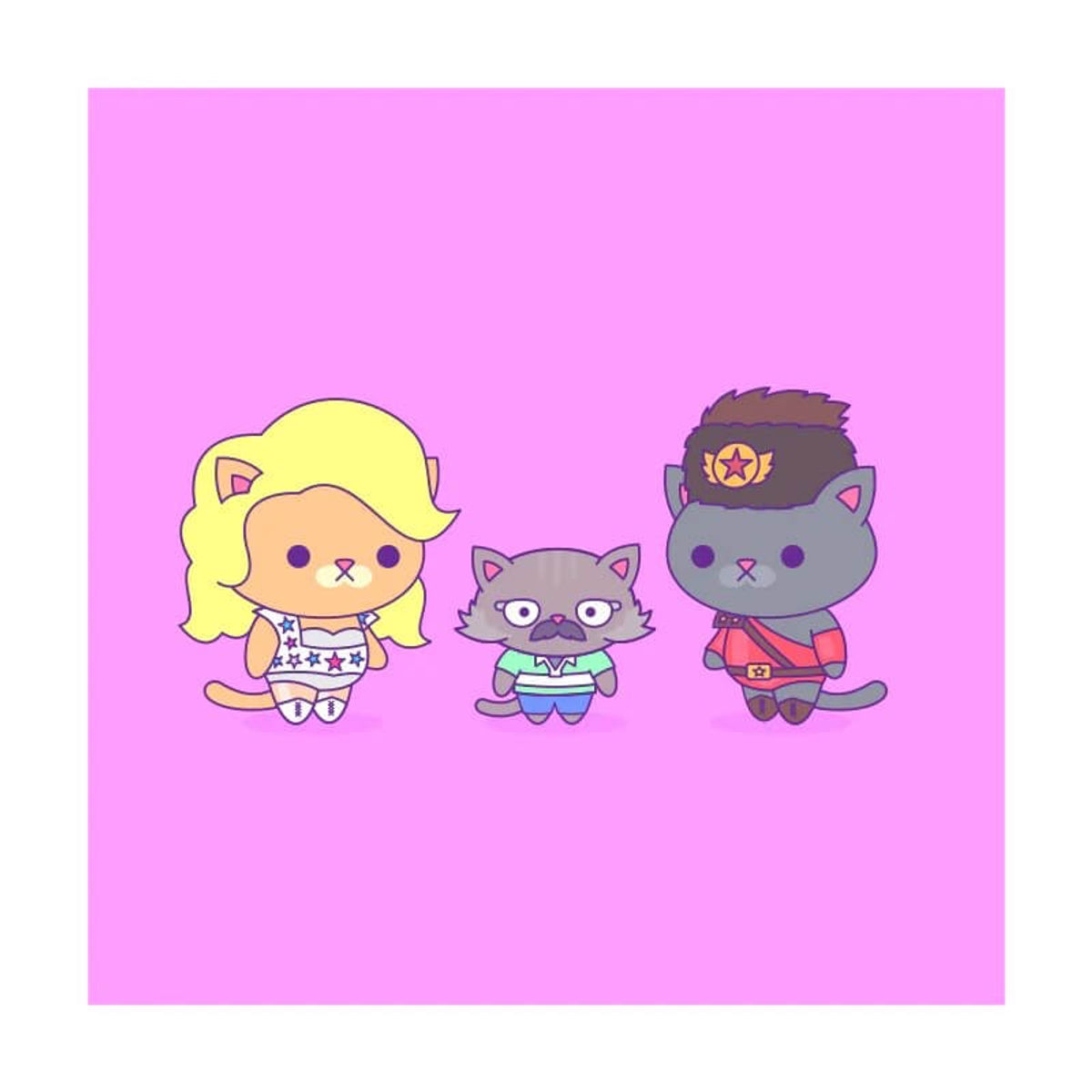 Kitty Cosplay Print - G.L.O.W. Mini Print