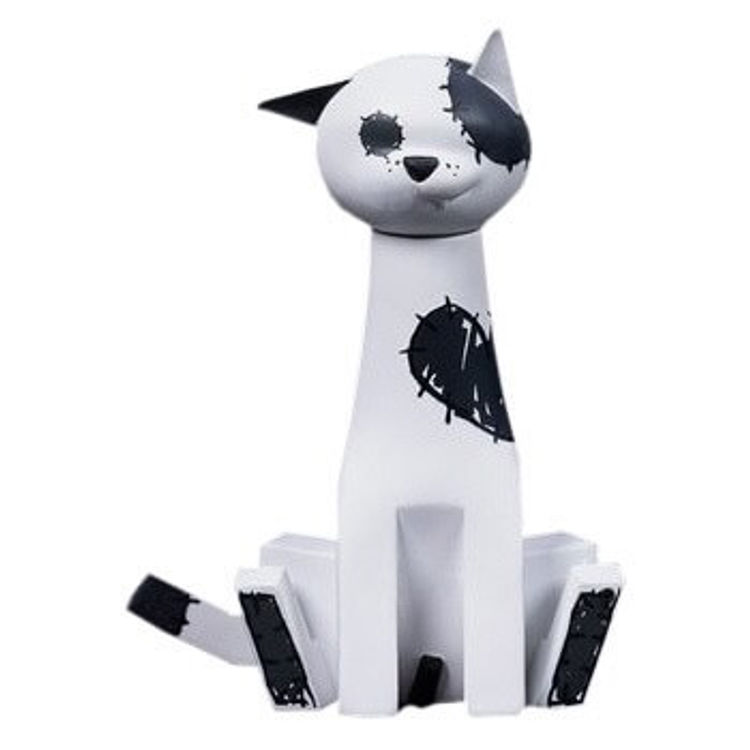 Kitty in a Can Black & White by Ashley Wood