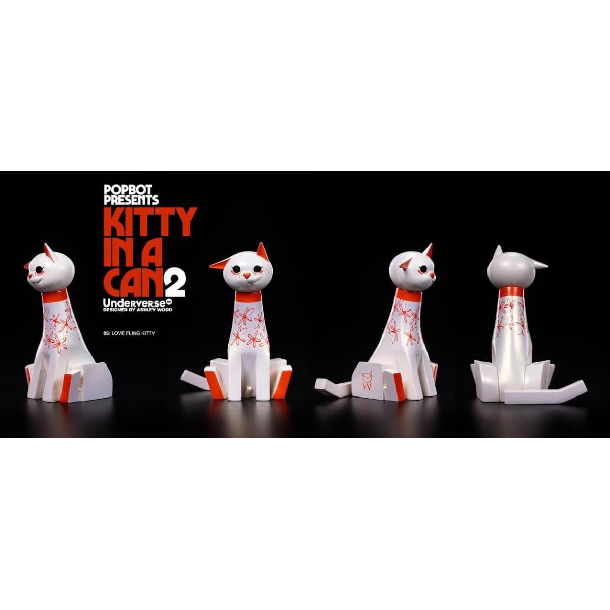Kitty in a Can Red & White