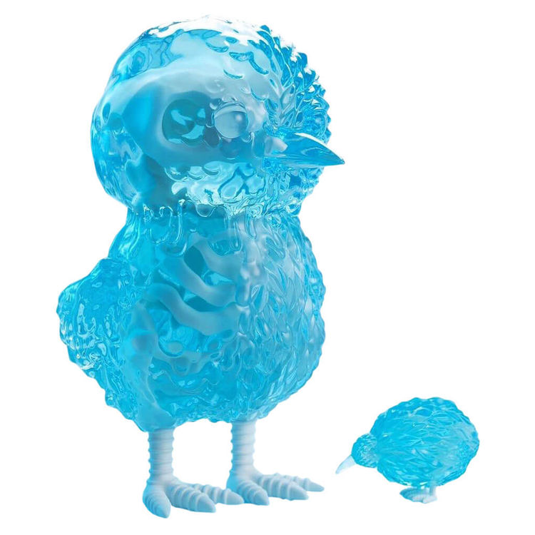 Kiwi Skeleton Blue GID by Instinctoy (Hiroto Ohkubo)
