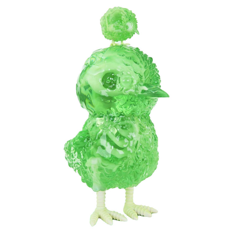 Kiwi Skeleton GID Green by Instinctoy (Hiroto Ohkubo)