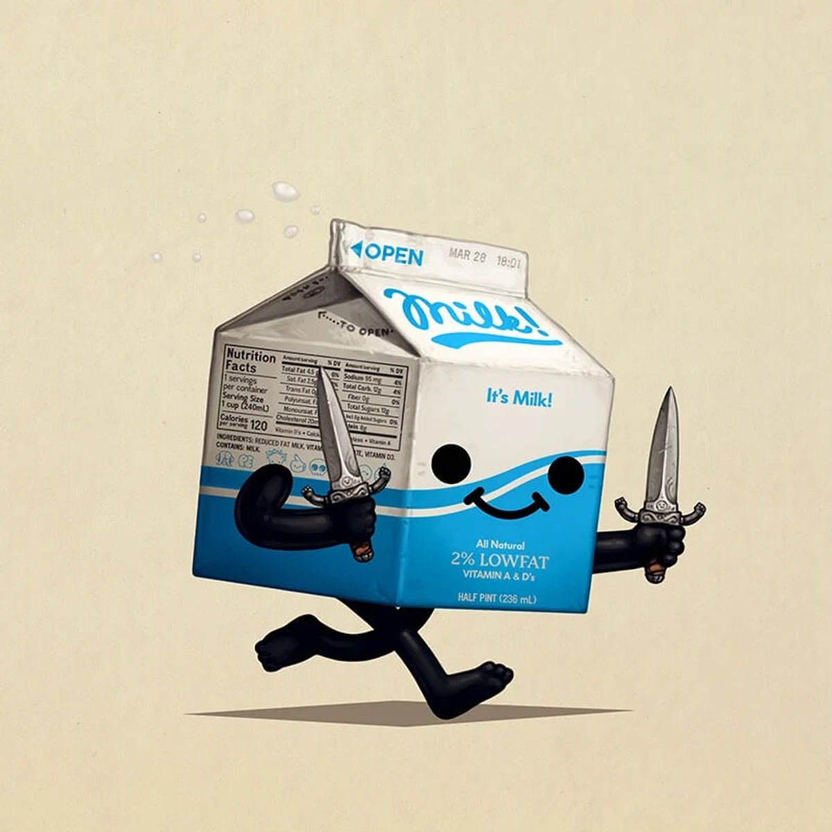 Knives 2%