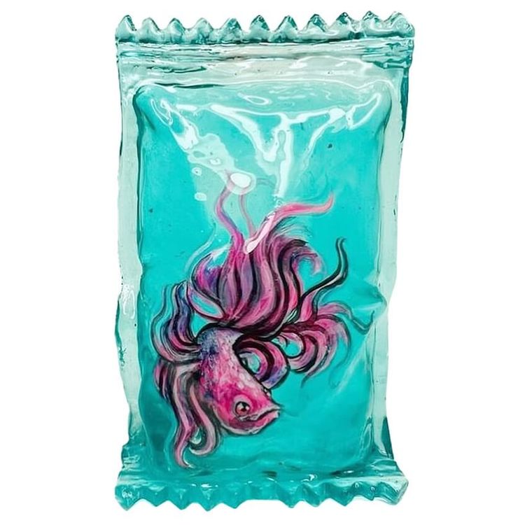 Koi Fish Saucepacket by Priscilla Marquez aka PriscillasArte 
