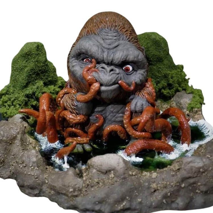 Kong vs Giant Squid by Silviliciouss (Silvia Tampi)