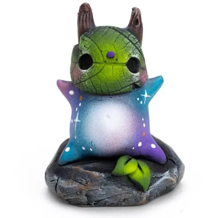 Koroqi the Galaxy Baby Tree Spirit (Leaves on Right) by Owlberry Lane (Heather Hyatt)