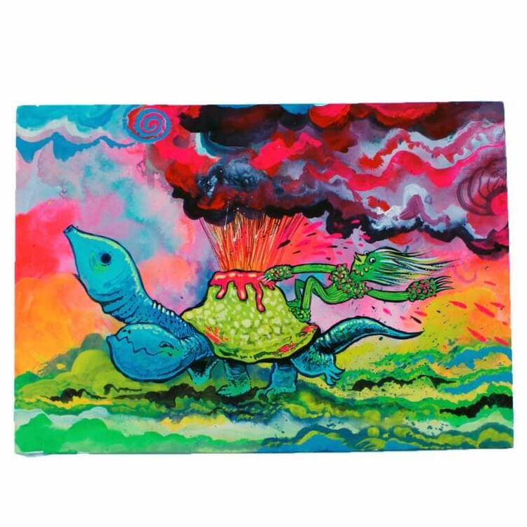 Krackle and Klong (Painting) by Bwana Spoons