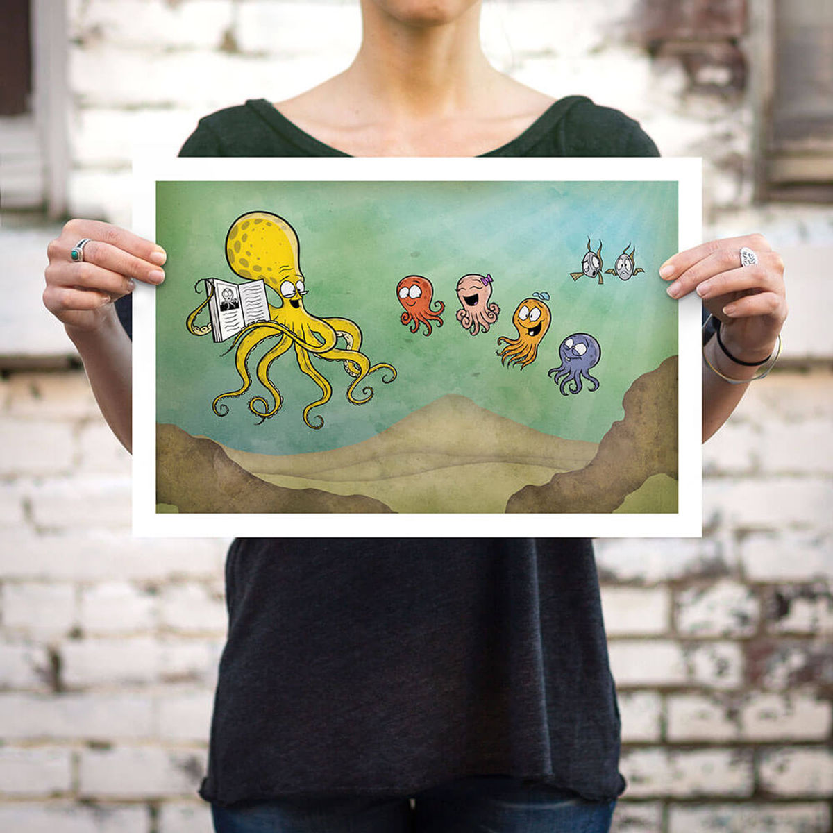 Kraken Open A Book