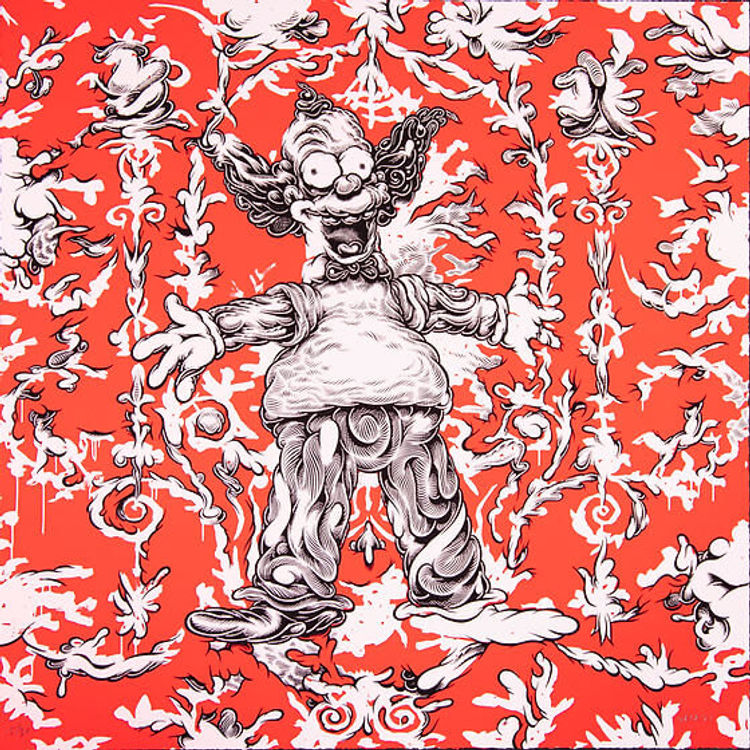 Krusty (Red) by Mark Dean Veca