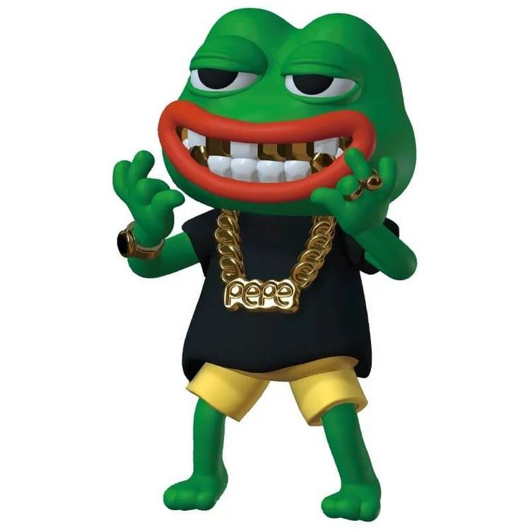 Krypton Gold Frog by Matt Furie