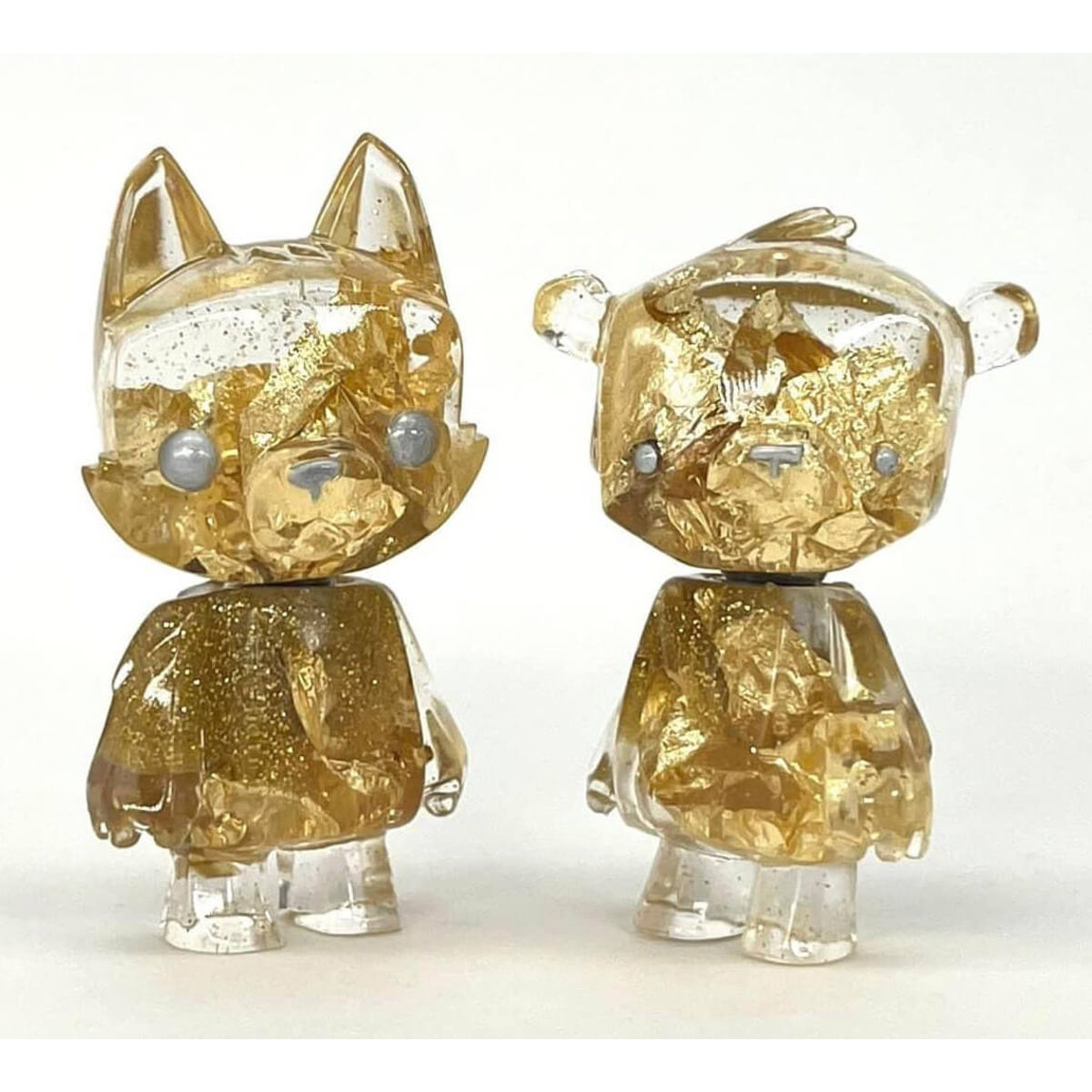 Kuma Cub Clear Gold Flakes GID