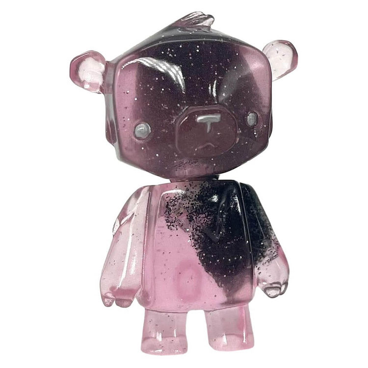 Kuma Cub Clear Purple Black GID by Dead Beat City (Barnaby Purdy)
