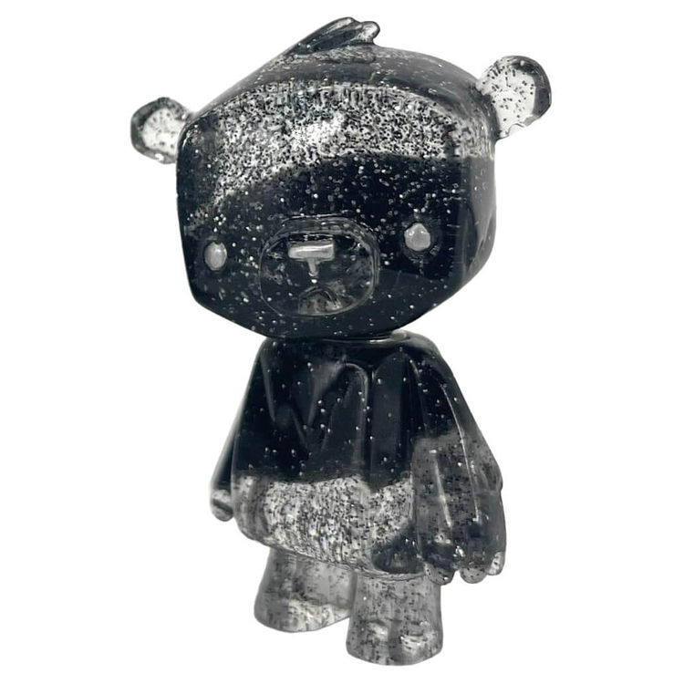 Kuma Cub Clear Speckled Black Stripe GID by Dead Beat City (Barnaby Purdy)