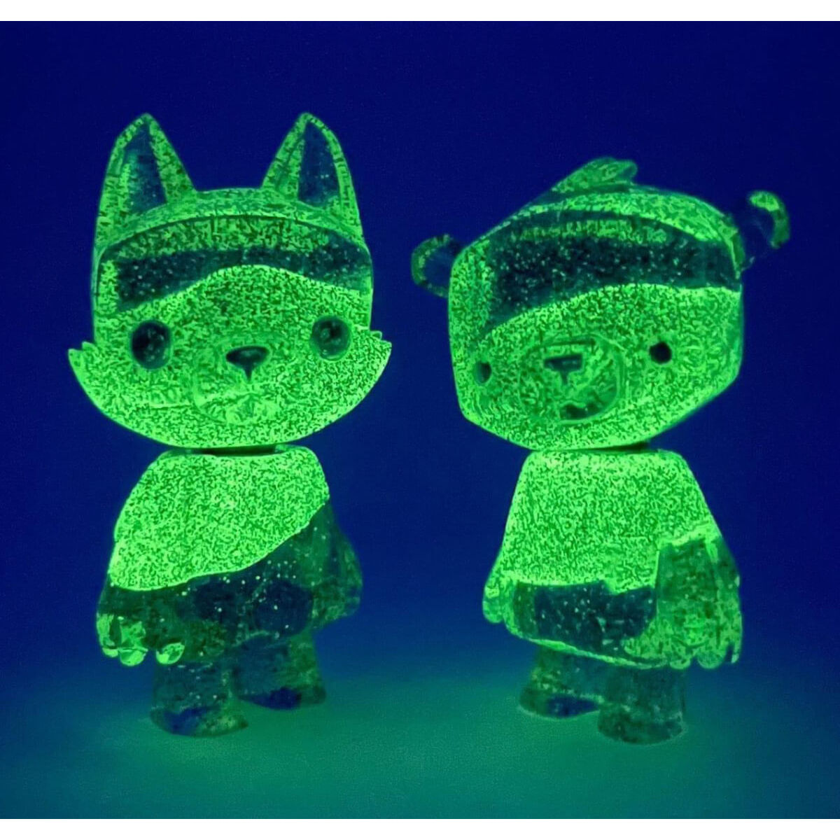 Kuma Cub Clear Speckled Black Stripe GID