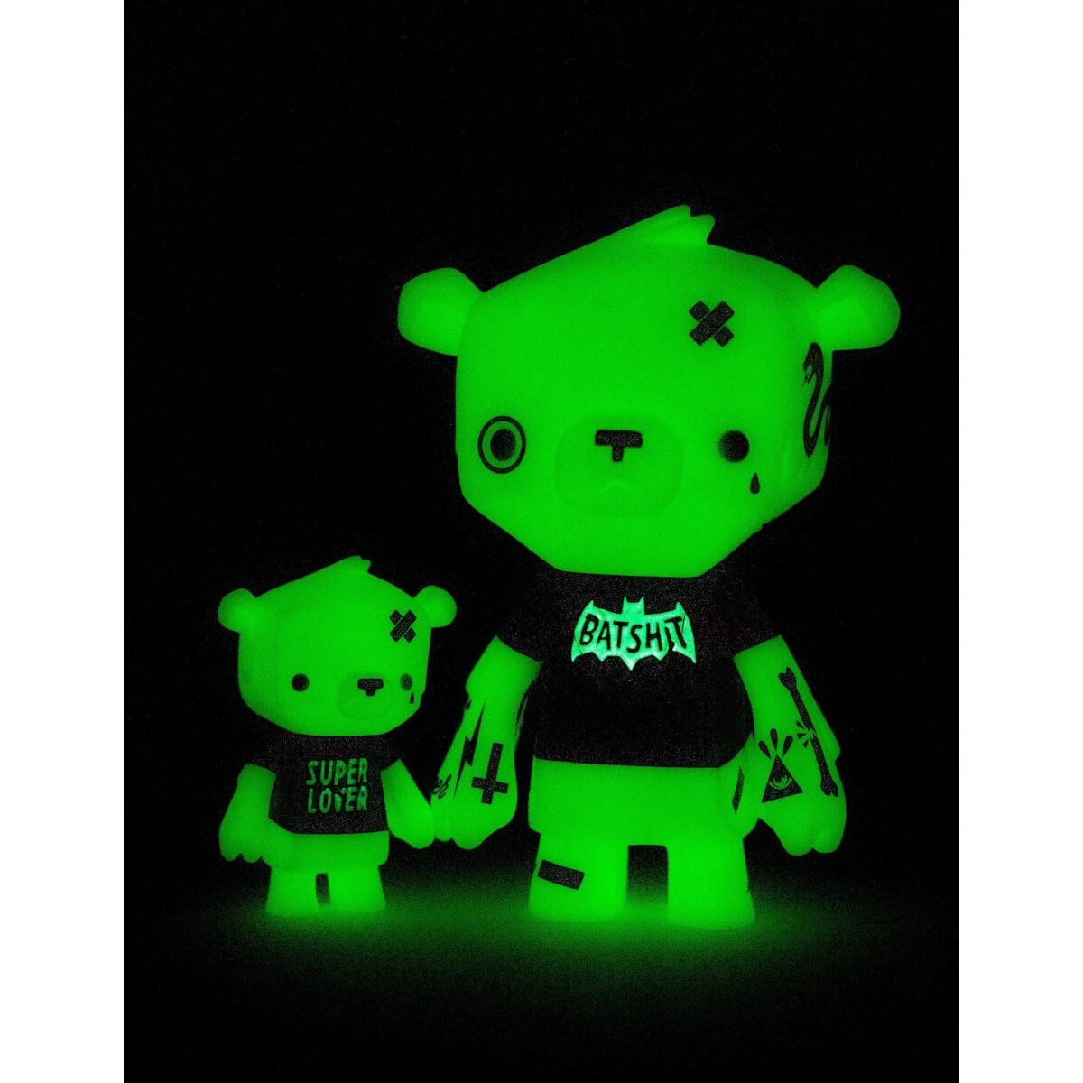 Kuma & Cub Zombeat Bear GID Vinyl Set (NYCC 23)