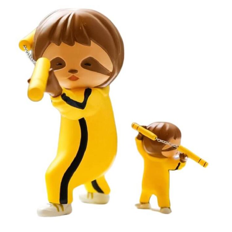 Kung-Fu Sloth (Regular + Mini Set of 2) by Keigo