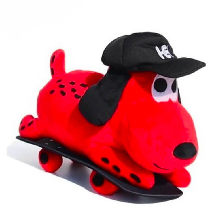 LESS X Charr Red One Chu Skate Plush by CHARR (Charr Morita)