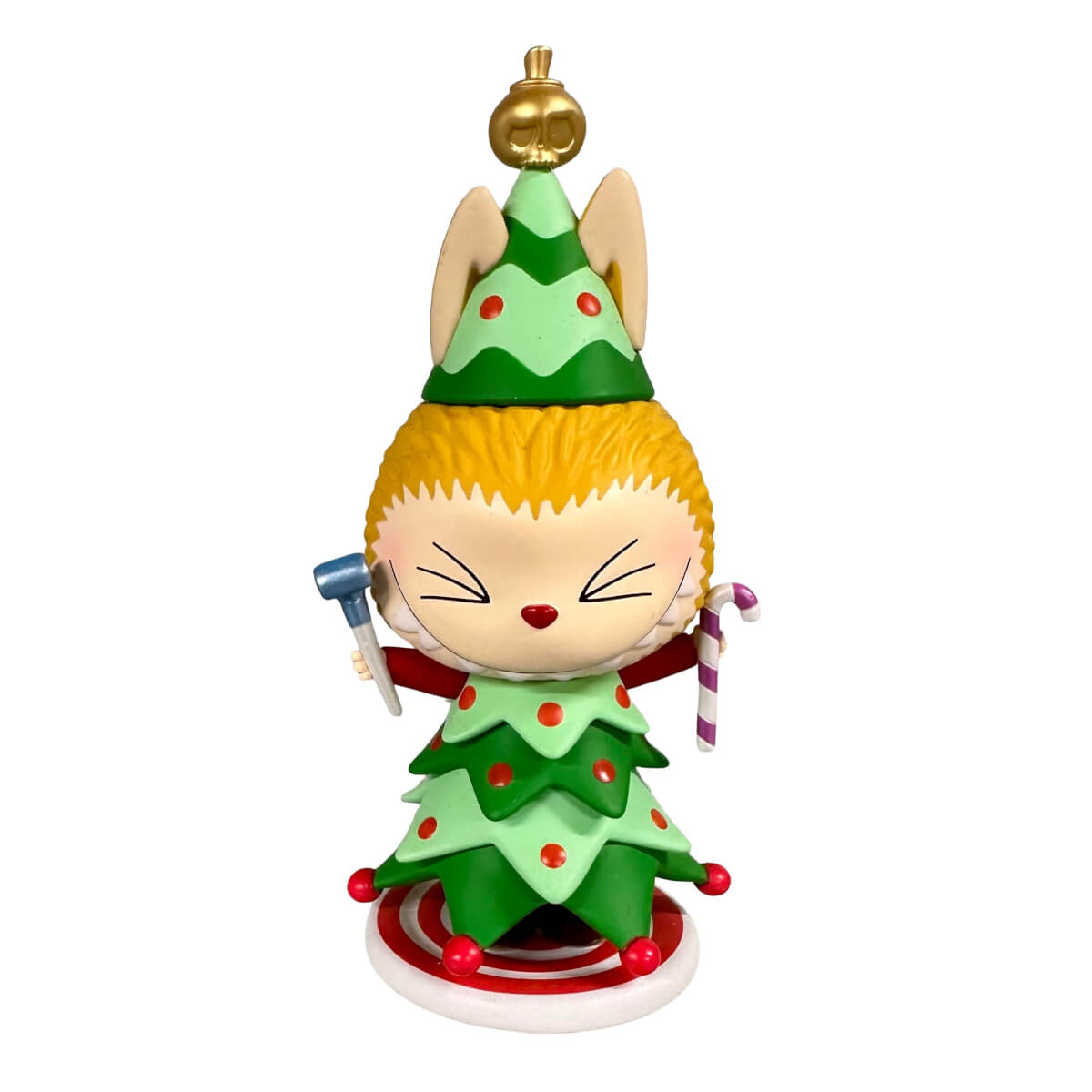 Labubu Christmas Tree figure created by Teeewizzle (Thad Wilkes)