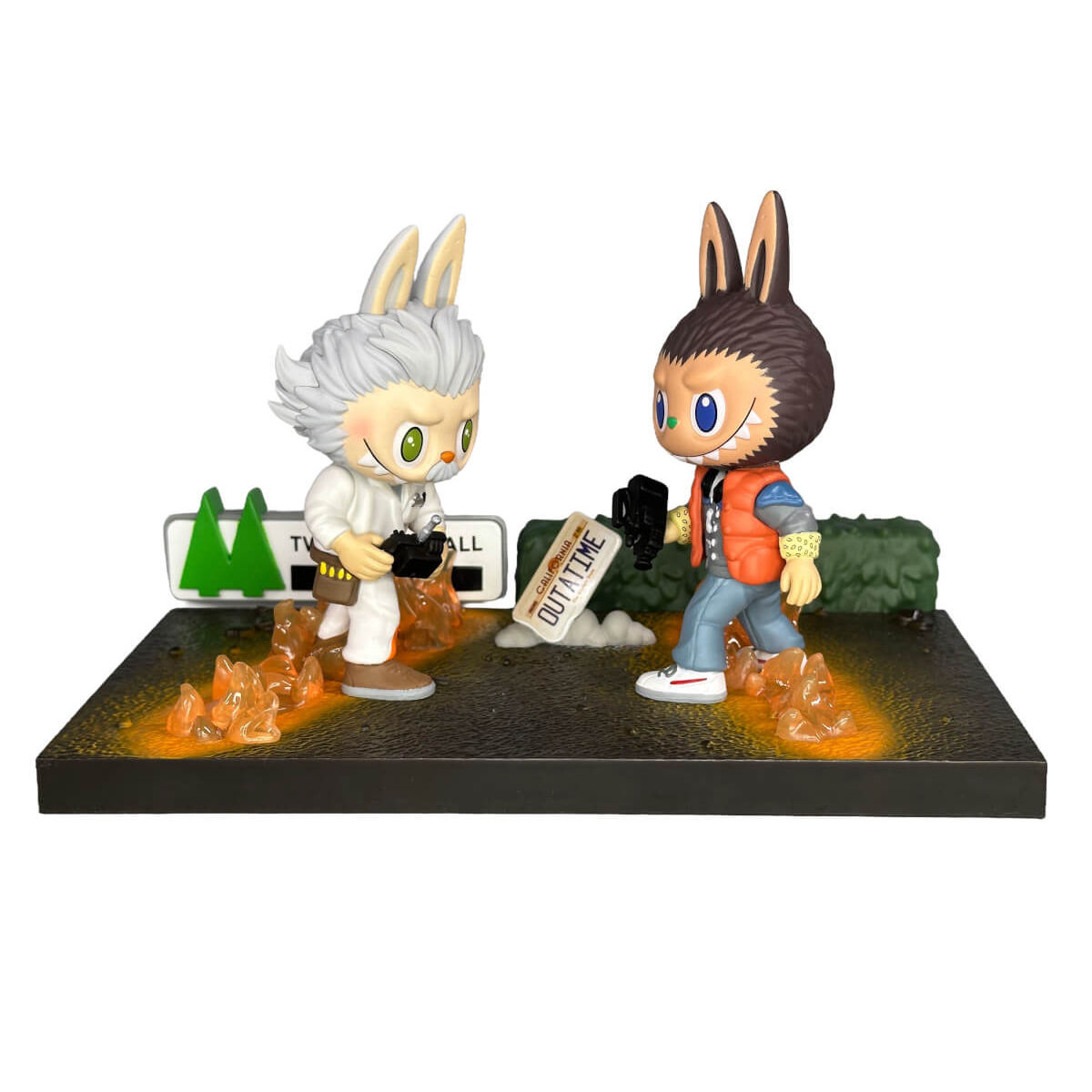 Labubu Doc & Marty BTTF